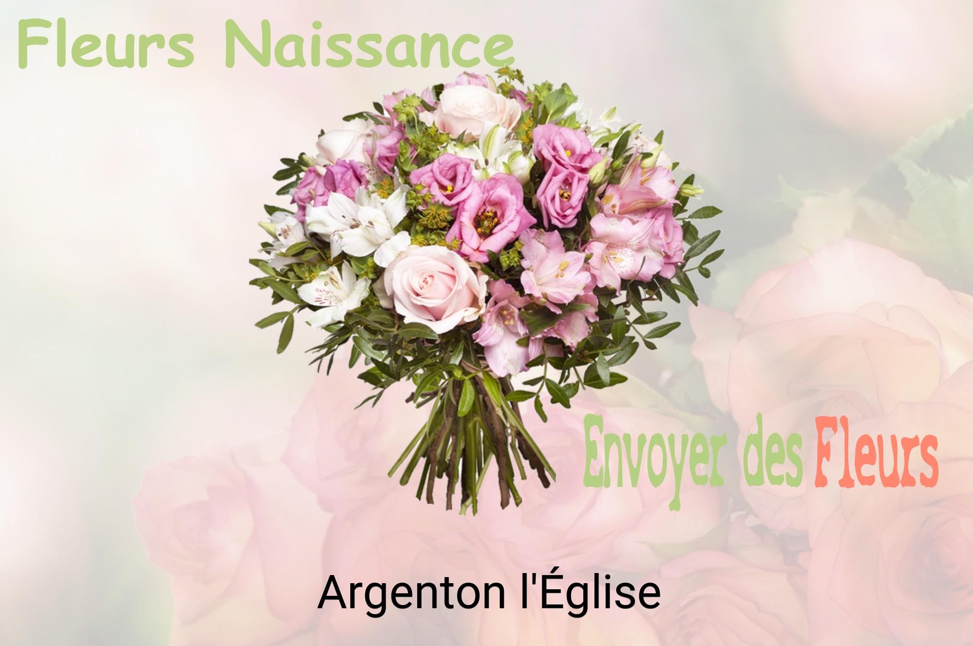 Bouquet de fleurs de naissance livré à Argenton-l'Église